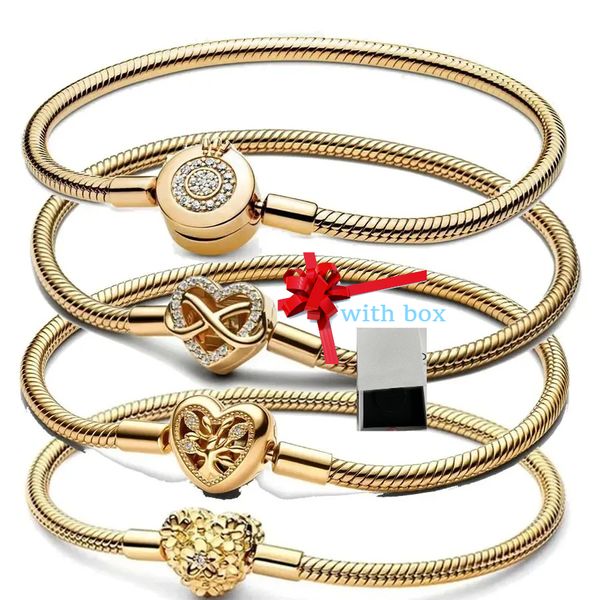 Bracelets Designer Gold Bracelets for Women 925 Silver Charm Tree of Life Bracelets with Box Classic Crown Bracelets Luxury Jewellery Gifts