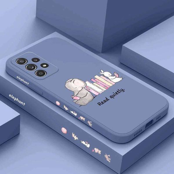 Elephant Rabbit Case For Samsung A17 A56 A36 A26 A54 A34 A24 A14 A73 A53 A33 A23 A13 A52 A52S A72 A32 A22 A21S A12 4G 5G