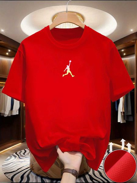 T-shirts Trendy brand short-sleeved for men and women popular summer style versatile slim-fitting printed round neck tops