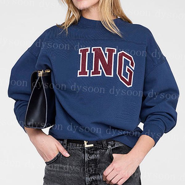 Women Vintage Letter Graphic Crewneck Sweatshirt & Short Sleeve T Shirts Oversized Loose Fit Retro College Logo Pullover Casual Tops 21669