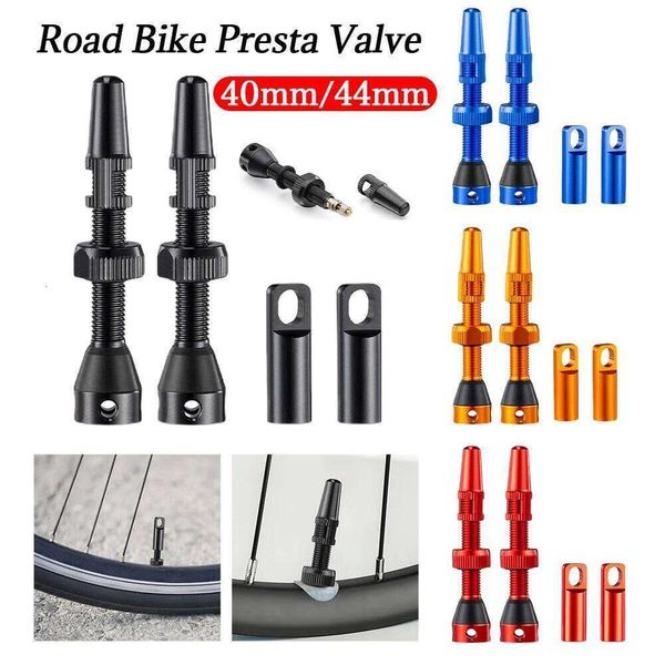 1 Pair Presta CNC Aluminum 40/44mm Bike Valve Value Core Remover Tool for Road Tubeless Tire