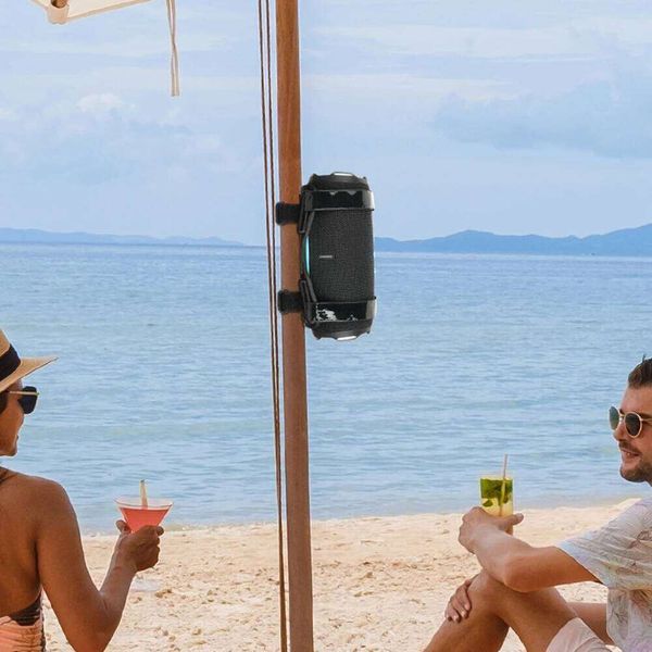Fixed Outdoor Adjustable Strap Attachment Portable Bike Speaker Mount for JBL Flip and Charge Series