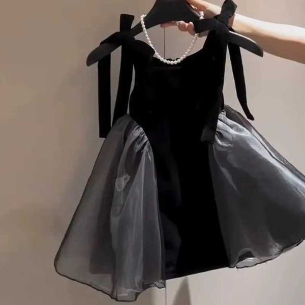 2025 New Summer Sleeveless Girls Solid Color Temperament Strap Dress Fashion ne Skirt L260602QQVF