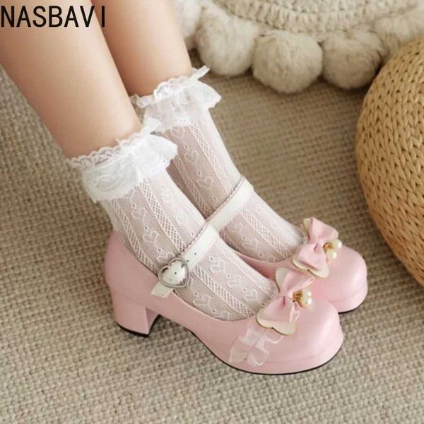 Nasbavi High Heels in White or Red
