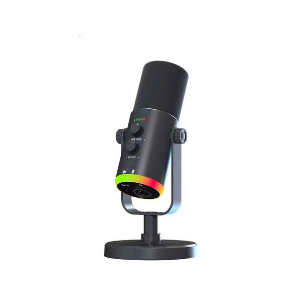 Em700 Computer Microphone, Suitable For PC And Mac, Dual-Interface XLR USB Dynamic Streaming Microphone With Echo Control Jack Output