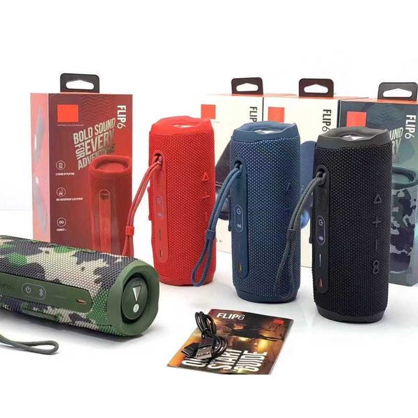 Bluetooth Speaker flip6 Outdoor Sports Audio Subwoofer Portable Audio Amplifier All-in-One Device L260604
