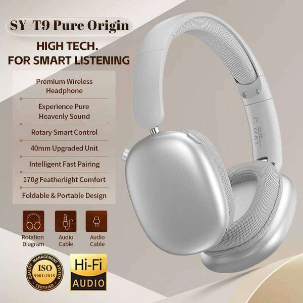 Wireless Over Ear Headphones, Noise Canceling Bluetooth 5.3 Head-Phones with Microphone 24H Playtime for iPhone/Android/Samsung W260604