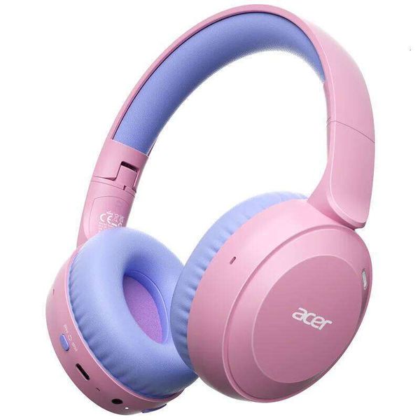 Acer Bluetooth 6.0 85/94dB Volume Limited Lightweight Over-Ear Wireless Headphones with Built-in Mic for Kids W260604