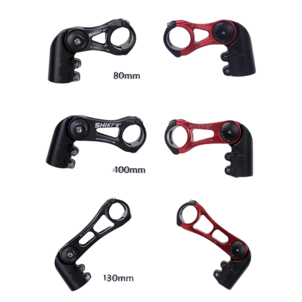 Mountain Bike Adjustable Extension Stem with Negligible Angle - Customize Your Ride