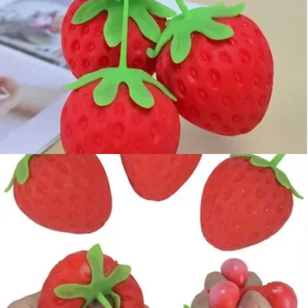 Strawberry Squishy Slow Rising 8cm Antistress Toy Grownups — compare prices at CompareOffers