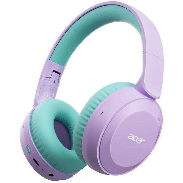 Acer Kids Bluetooth 6.0 85/94dB Volume Limited Lightweight Over-Ear Wireless Toddler Headphones with Built-in Mic W260604