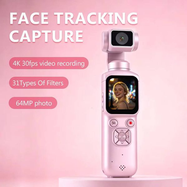 4K Vlogging 1 75Mp Auto Focus 330 AI Face Tracking 1.72Inch Touchscreen Wifi 31 Filters Youtube Tiktok Live Streaming Camera