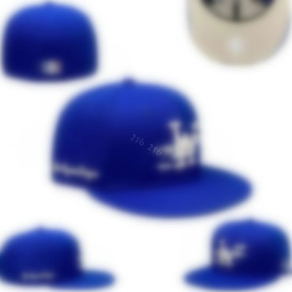 2026 Baseball Dodgers 2025 Mens Baseball Team 2024 World Series Champions Full Closed Caps Summer Letter Bone Black Color Casual Sport Flat Fitted Hats s19