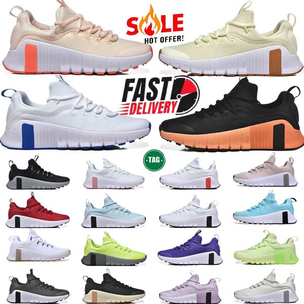 Free 6s designer running shoes Metcon 6 Trainer Black White Desert Khaki Light Lemon Twist Game Royal Hyper Crimson Photon dust men women sneakers trainers 36-45