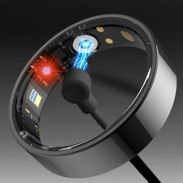 Smart Ring For Heart Rate Blood Oxygen And Sleep Monitoring IP Waterproof Sports Pedometer Unisex Model