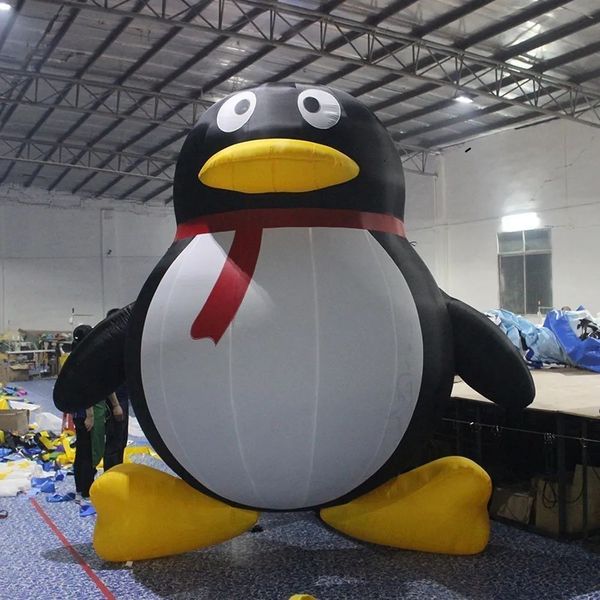 High quality lovely inflatable penguin 2/4/6m height for advertising promotion and parade events