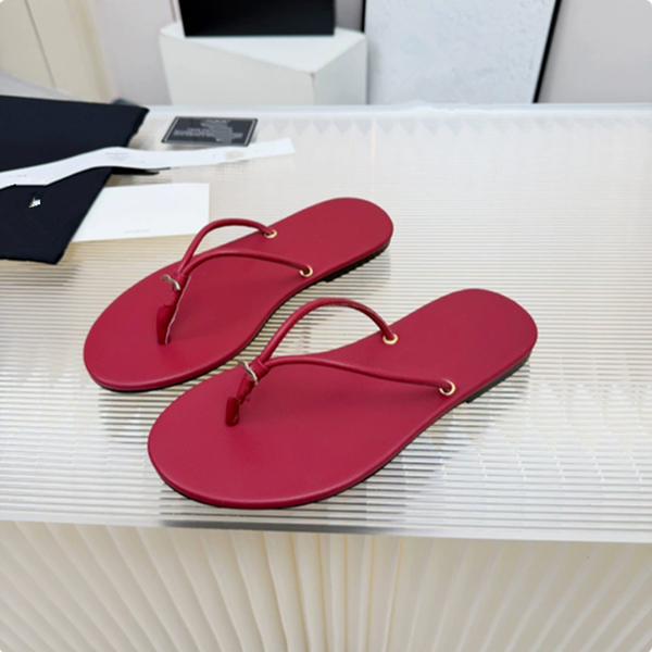 flip flops woman slippers designer shoes women shoe flip-flop 100% leather fashion slipper Slides Flat slipper womens sandals Lazy lady Flip flops size 35-42