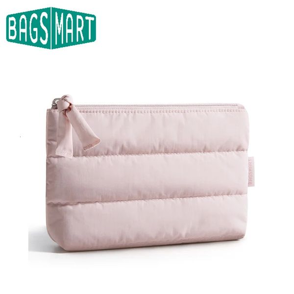 BAGSMART Small Water-Resistant Makeup Bag