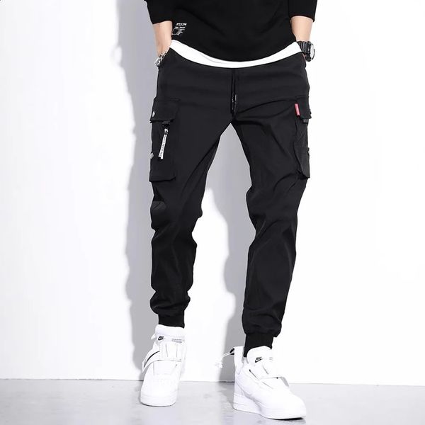 Trendy Solid Color Cargo Pants for Men