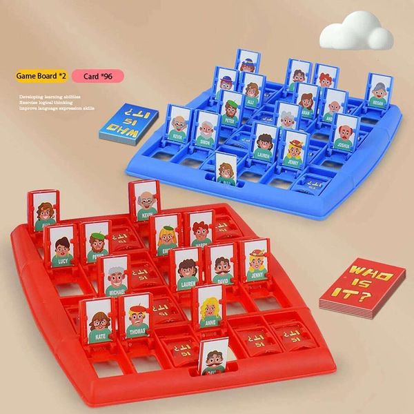 Family Guessing Board Game Who Am I Classic Toys Memory Training Parent Child Leisure Time Party Puzzle Games For Kids 26W0605
