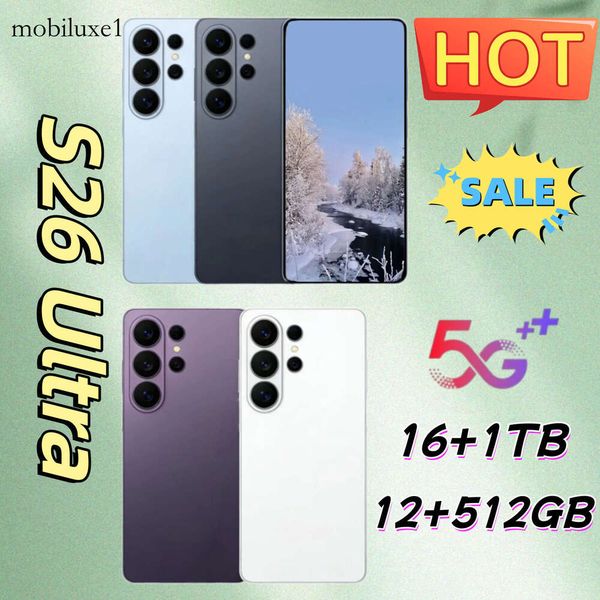 S26 S25 Ultra 5G smartphone unlocks 16GB+1TB dual card USB-C phone full ultra clear screen high-definition camera Android system Face id