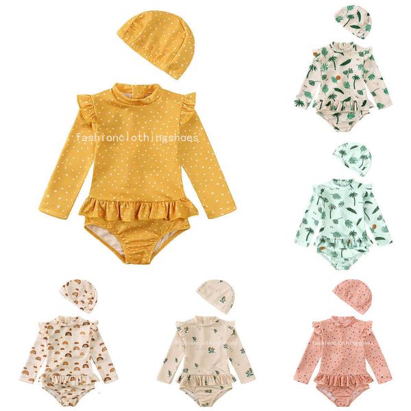 girls INS sun-proof Children ral swimming printed dots — compare prices at CompareOffers