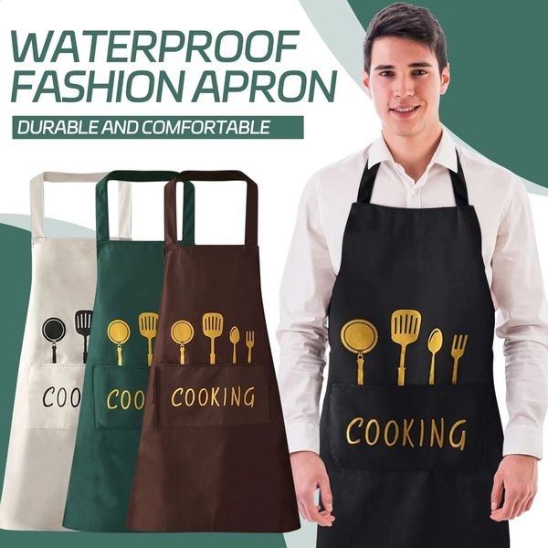 Fashion Cute Printed Apron Unisex Kitchen Cooking Suitable For Cleaning Gardening Handmade 260605