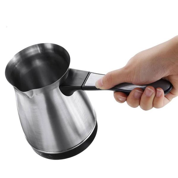 DHgate 500ML Electric Kettle Turkish Greek Coffee Maker Machine Portable Stainless Steel Moka Pot 220V 5 Cup Teapot Water Boiler sold by DHgate