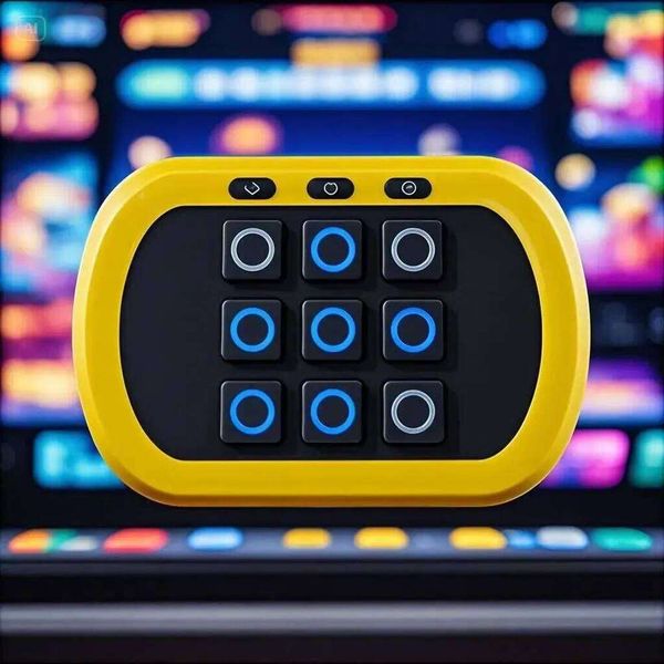 IN Electronic Tic Tac Toe Game Board Handheld Digital Chessboard Interactive Puzzle Battle Console Toy for Children dd