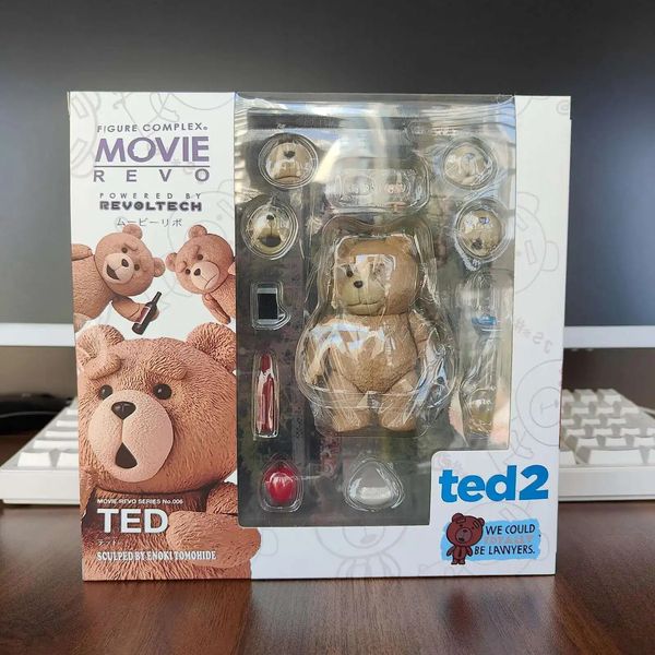 Boxed Bear Figure Movie TED 2 Ted Action Model Toys 10cm Joint Movable Doll Creative Birthday Gift 260605