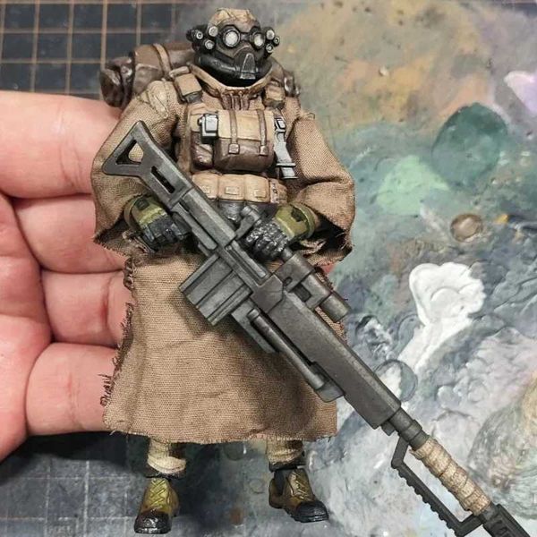 Acid Rain War 1/18 Soldier 88 Sand Army FAV-A16 Sand Fox Sniper FAV-A37 Corsac Trooper Full Set 375-inch Action Figure Doll L260606KR2Z