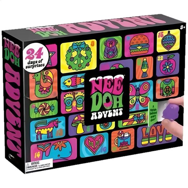 2026 Needoh Advent Calendar Gift For Children 24 Day Countdown Year Family Friends Blind Box Party Toy Gift 260603CJ