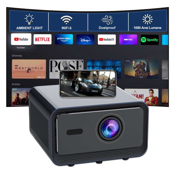 H110 projector for hotels guesthouses and home use with automatic focus high-definition 1080 home theater and office projector L260608