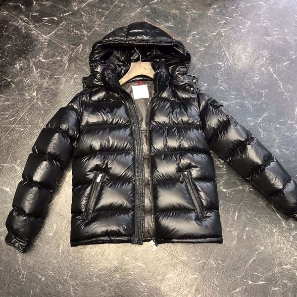 Men's White Down Puffer Jacket