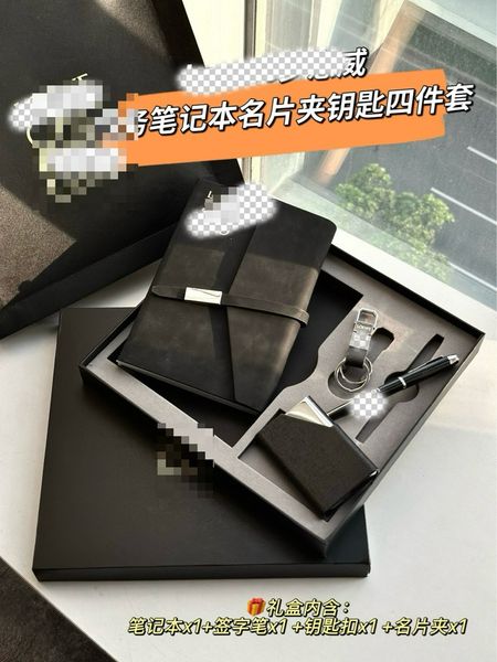 Business Notebook Business Card Holder with Key Set A Must-have for Gift-giving