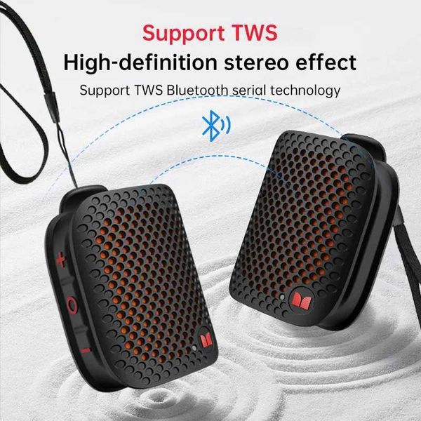 Monster M3 Magnetic Clip-On Mini BT V54 Portable Outdoor Jobsite Wearable Wireless Bluetooth Speakers with Bass Altavoz Mic Z260608