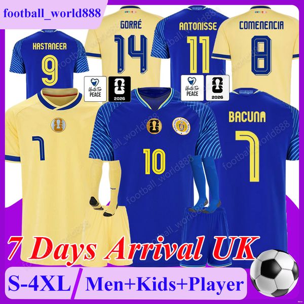 4XL Curacao 2026 World Cup Soccer Jerseys Kastaneer Bacuna …