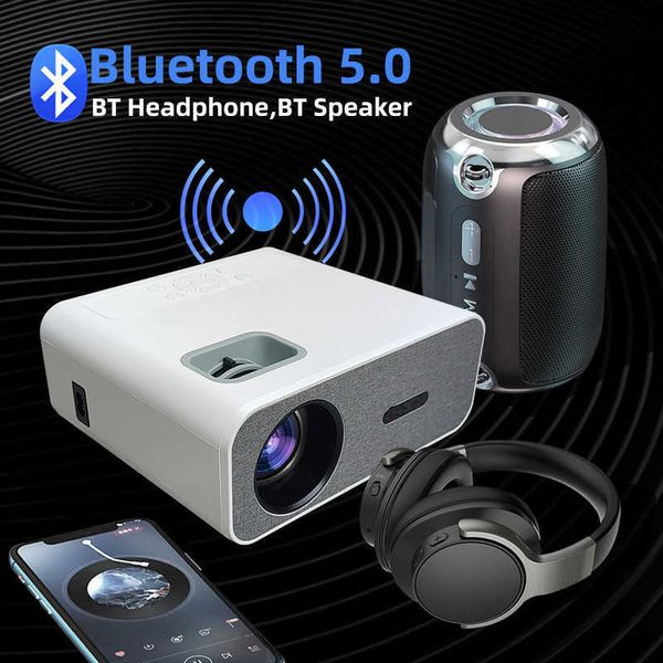 High-Quality Smart Projector 1080P HD Wireless Screen Casting Home Bedroom Theater Commercial Office Teaching L260608