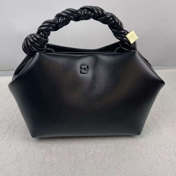 Gannibags Bou Designer Luxury Gannitotes Bag Woven Handle Removable Shoulder Women Leather Bag Crossbody Handbags Black White Pink Coffee Brown Bags