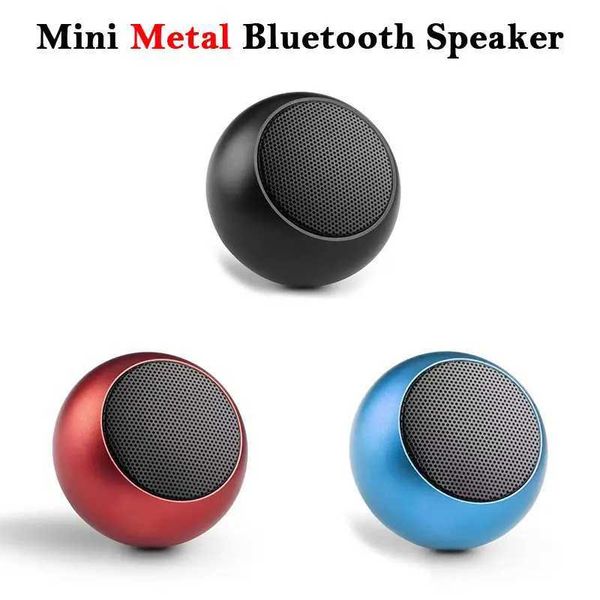 Metal Mini Wireless Bluetooth Speaker Hifi Portable Subwoofer Outdoor Music Stereo Surround Audio Player Bluetooth Speaker Z260608