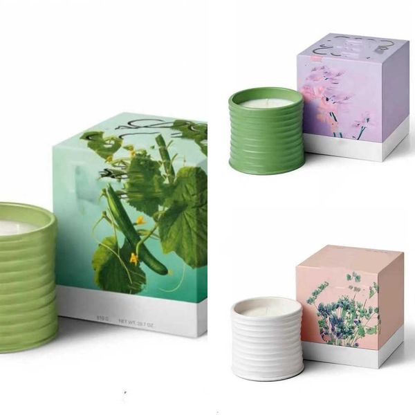 LEAVES Newest 170g Perfume Candle TOMATO Incese OREGANO BEETROOT TOP Scented candle ivy Aromatherapy Box Home Decoration Christmas Gift Y260608