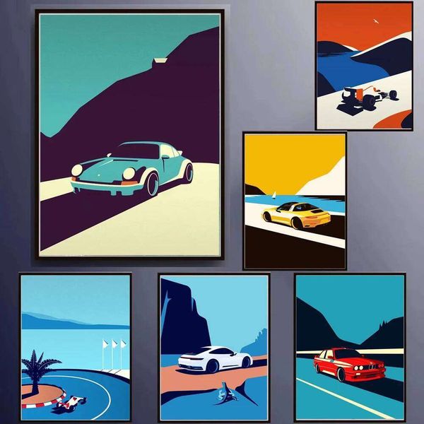 1pc Classic 911 Poster Scandinavian Retro Trend Car — compare prices at CompareOffers