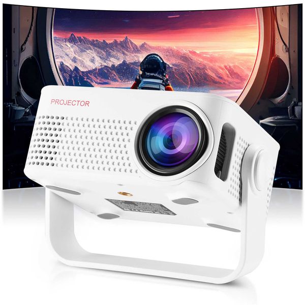 M50 Portable Projector Home 1080P HD Lightweight 3D Projector Mobile Screen Casting WIFI Lightweight Portable L260608