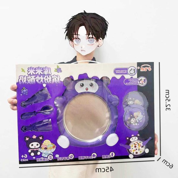 Summer ice cream maker toy edible 304 stainless steel parent-child interactive pretend play kitchen utensil institutional gift L260609