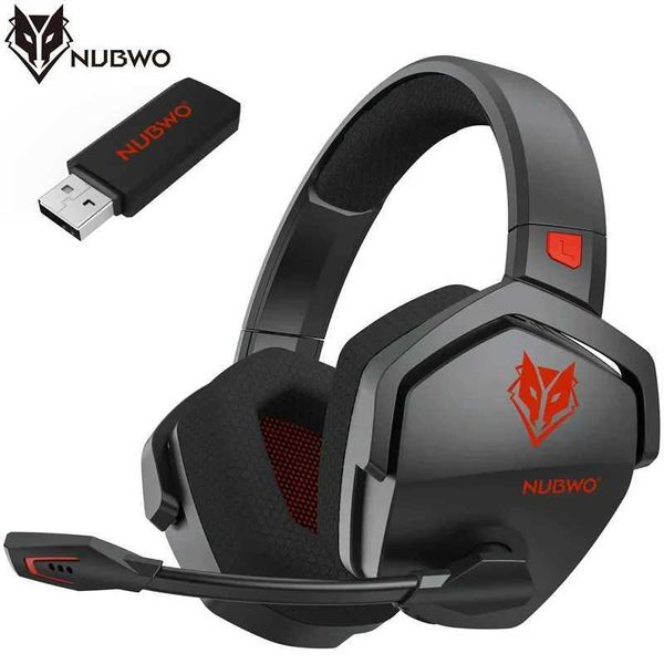 NUBWO G06 Dual Wireless Headsets Gamer with Microphone 24GHz Bluetooth 53 Gaming Headphones for PC Mobile Switch T260608VCBG