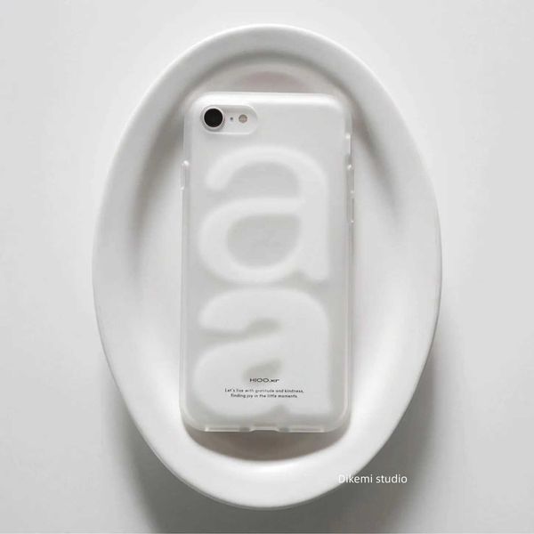 Ins Versatile Korean Simple Letter Star Wing Phone Case For iPhone 17 16 E 15 14 13 12 11 Pro XR X Max 7 8 Plus Mini Y2K Cover J260609