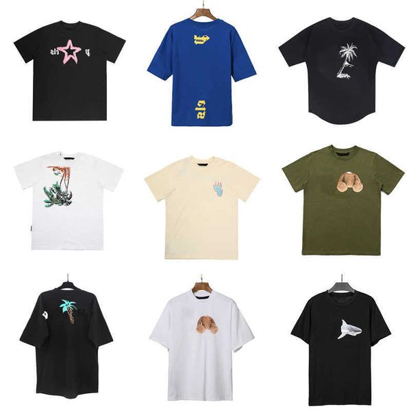 T Shirts Men's T-shirt American Street Hip-hop Round Neck Letter Graphic Print Unisex Short-sleeved Cotton Retro Casual Loose Size S-XXL