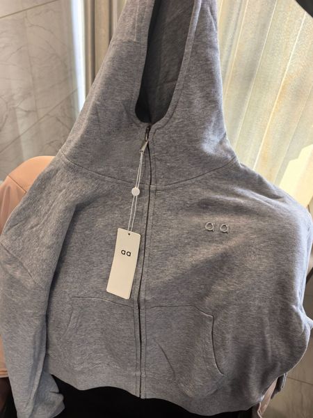Womens Hoodies Sweatshirt Yoga Sports Brand Hooded Sweatshirts Designer Luxury Sports Pure Cotton Letter Mens Black White Sweatshirt High-quality Jogging Top AAAA