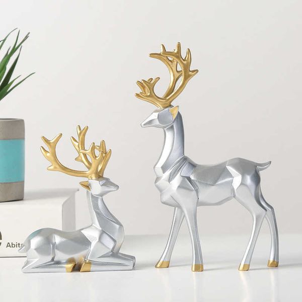 Nordic style modern origami elk decoration living room — compare prices at CompareOffers