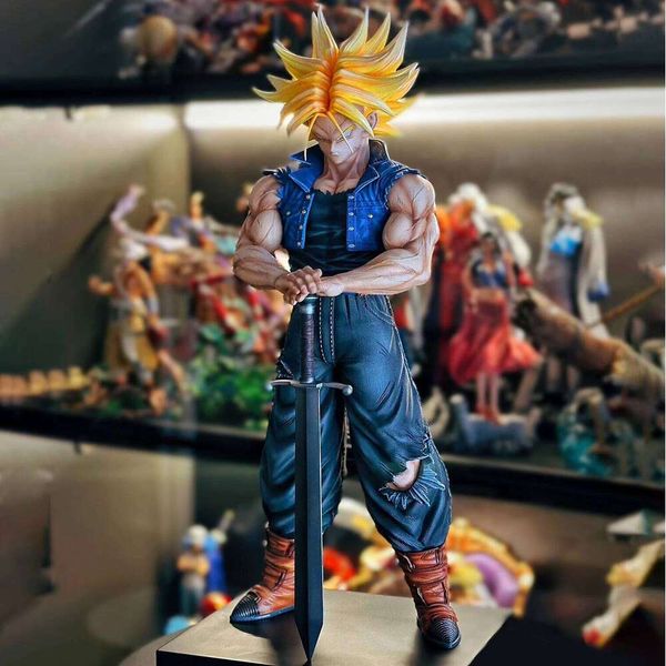 25cm/9.84in Anime Dragon Ball Z Figure Future Trunks Action Figures PVC Statue Collection Model Toys for Children Gifts J260609